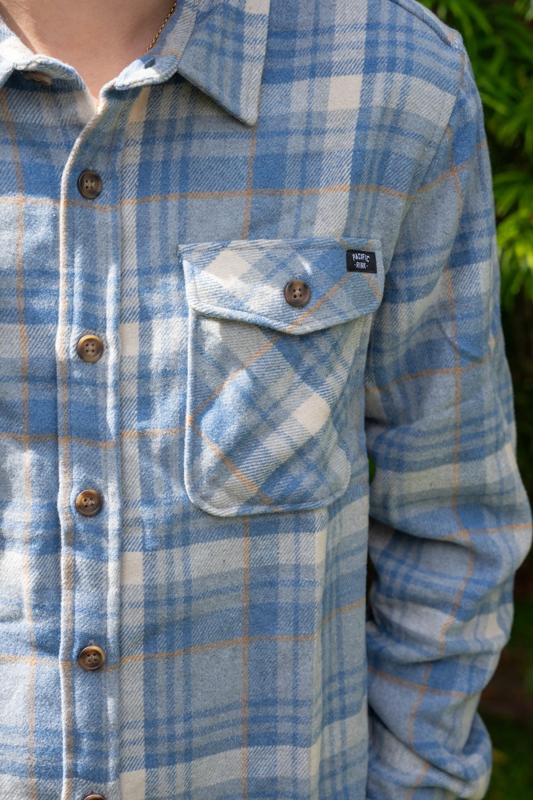 Dustin Flannel LS | Blue