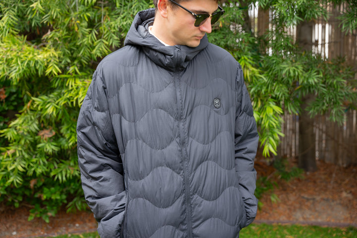 PR Spinnaker Hood Puffer Jacket | Black