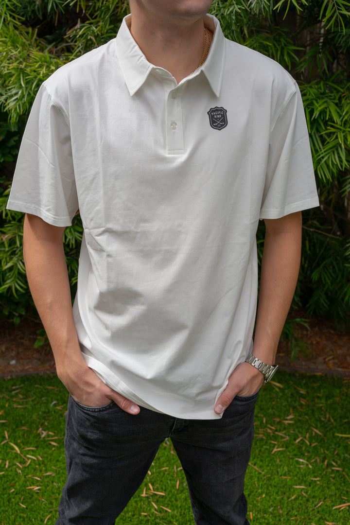 Aussie SS Polo | White