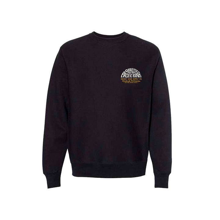 Qualitee Crewneck Sweatshirt | Black