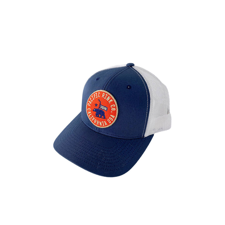 State Seal Retro Trucker | Navy/White